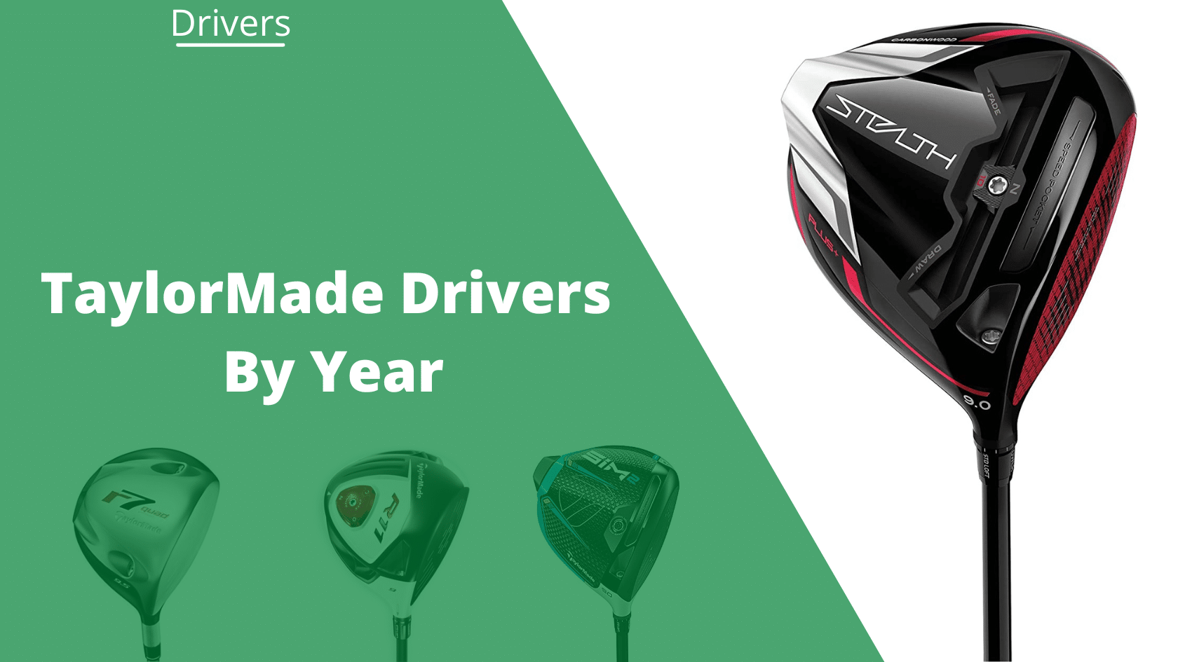 TaylorMade Drivers by Year: How They Revolutionized Golf