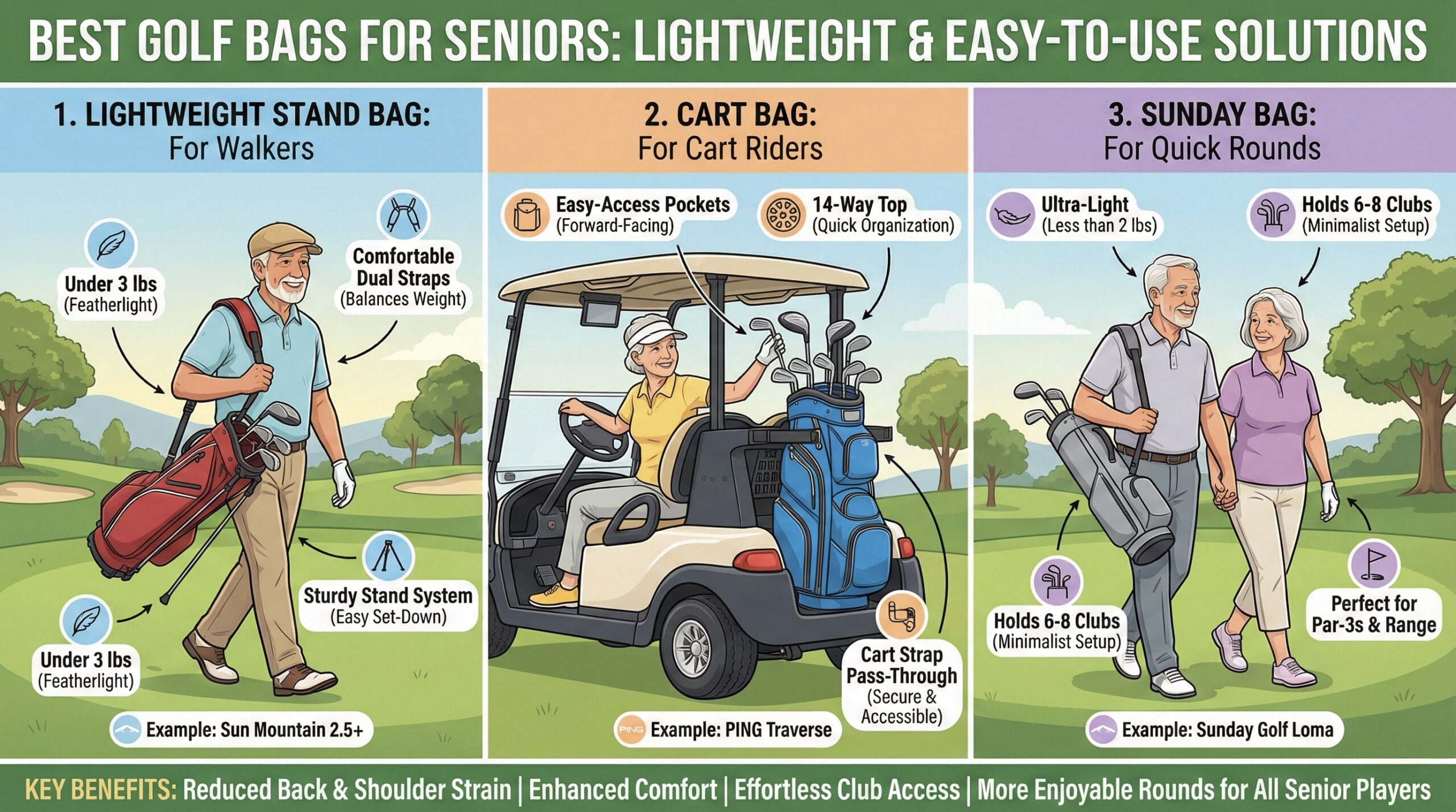 Best Golf Bags for Seniors: A Complete Guide