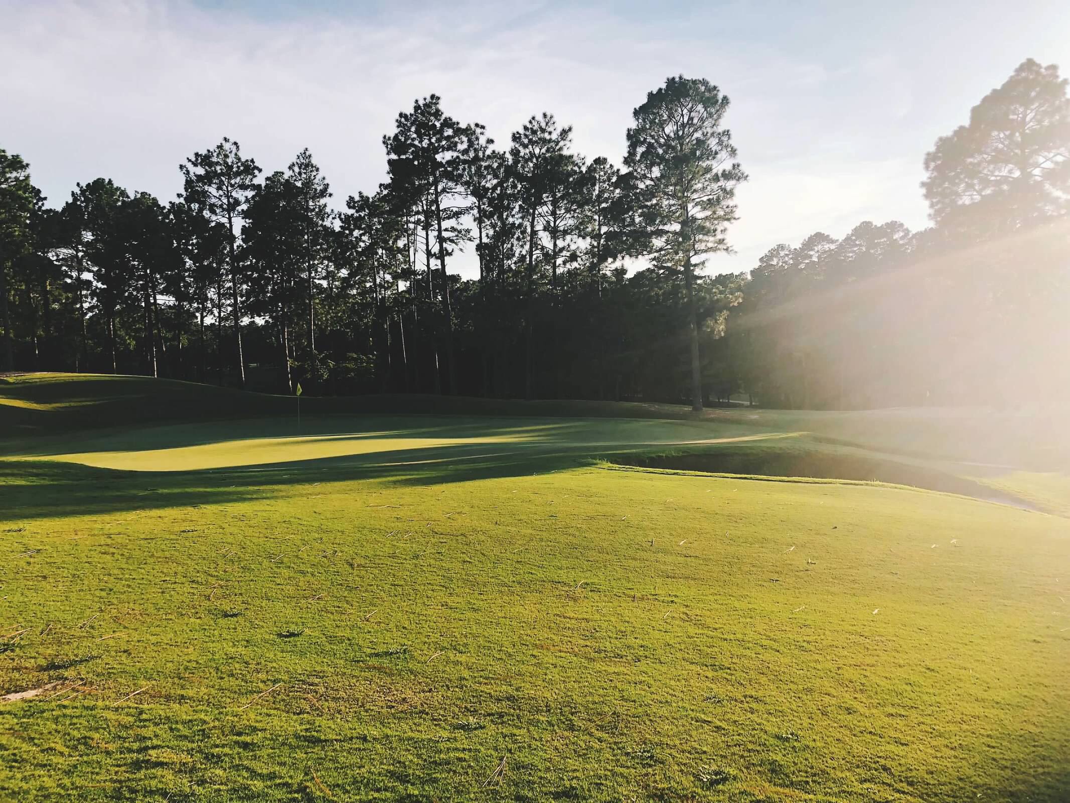 A golf course at Pinehurst Resort in North Carolina